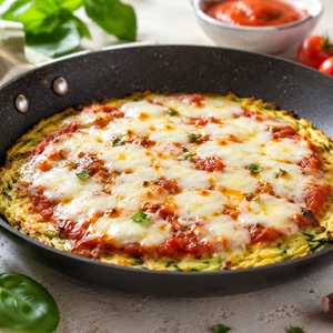 Finta Pizza di Zucchine in Padella