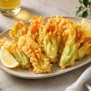 Fiori di Zucca Fritti con Pastella