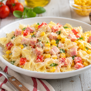 Insalata di Pasta Prosciutto e Mais