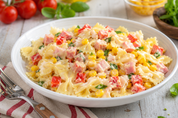 Ricetta Insalata di Pasta Prosciutto e Mais