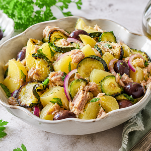 Insalata di Patate con Tonno e Zucchine