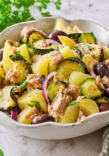 Ricetta Insalata di Patate con Tonno e Zucchine
