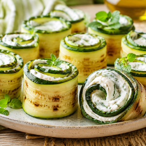 Involtini Zucchine e Philadelphia Senza Cottura