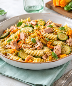 Ricetta Pasta Fredda con Fiori di Zucca
