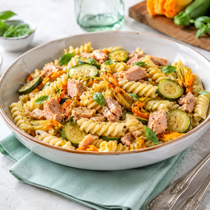 Pasta Fredda con Fiori di Zucca