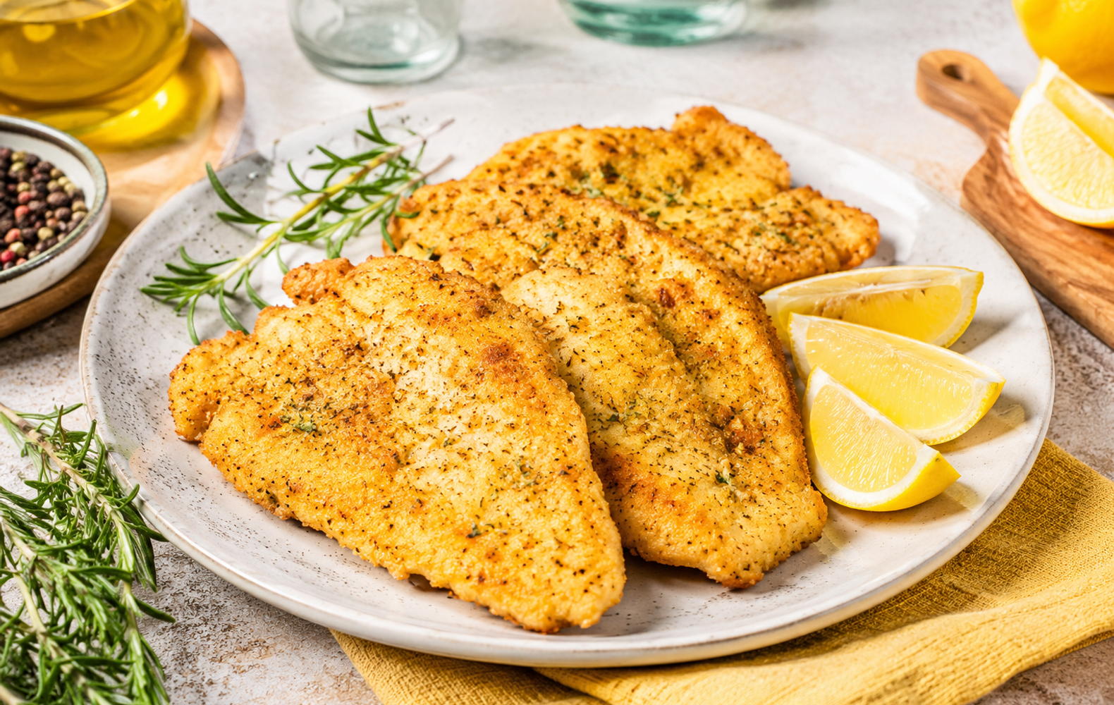 Petto di Pollo con Panatura Senza Uova