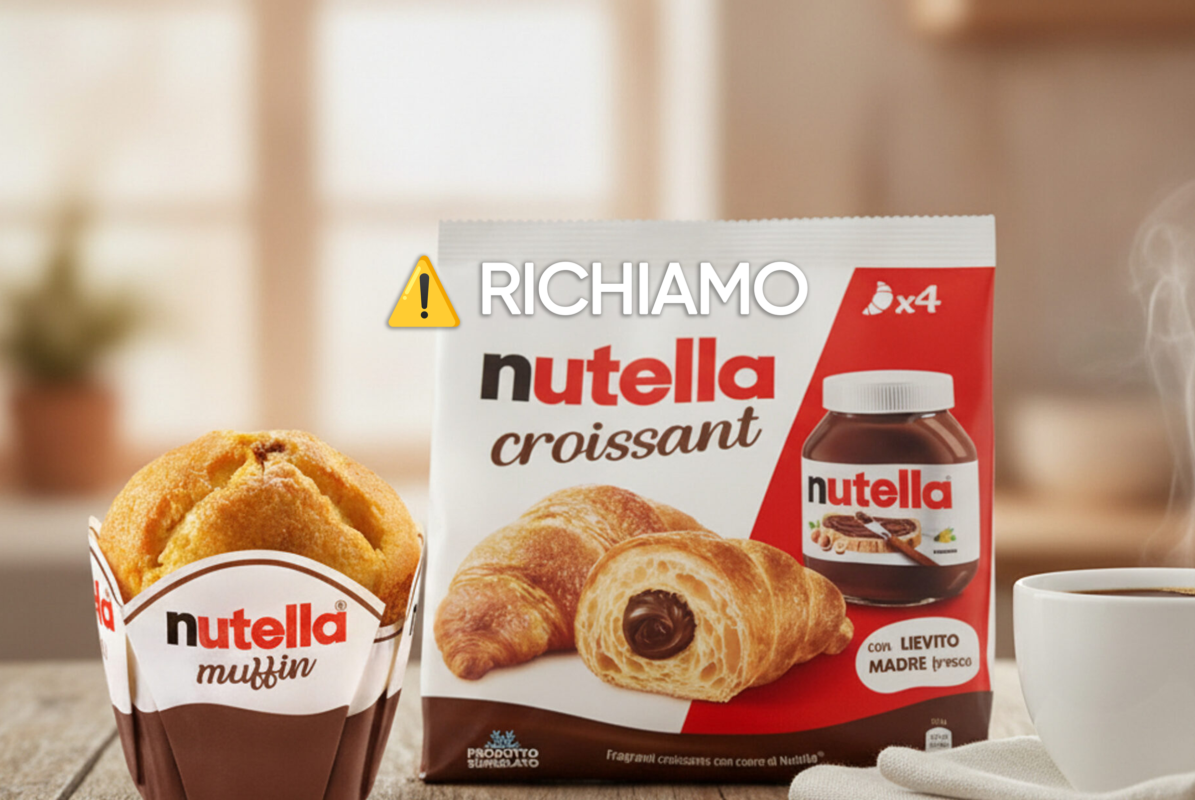 Richiamo Nutella Croissant