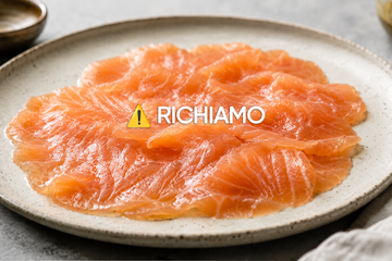 Richiamati carpaccio di salmone e formaggio di pecora