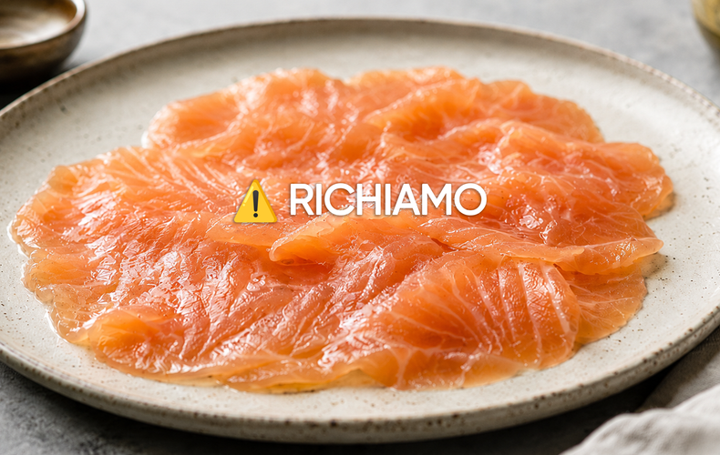 Richiamati carpaccio di salmone e formaggio di pecora