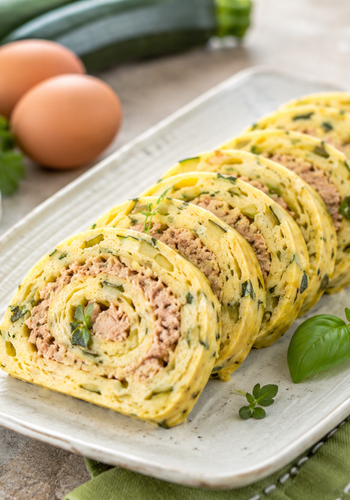 Ricetta Rotolo di Frittata alle Zucchine e Tonno