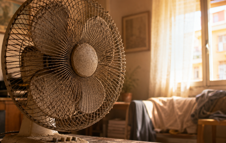 Ventilatore sporco? La polvere sulle pale nasconde un problema più grande