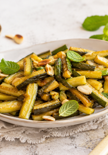 Ricetta Zucchine in Agrodolce con Mandorle Tostate