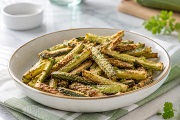 Zucchine Infarinate al Forno
