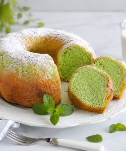 Ricetta Ciambella Sette Bicchieri al Latte e Menta