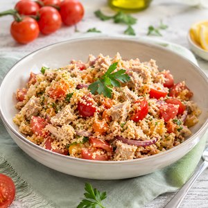 Insalata di Couscous con Tonno e Pomodori