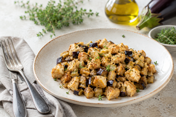 Petto di Pollo con Melanzane Sabbiose