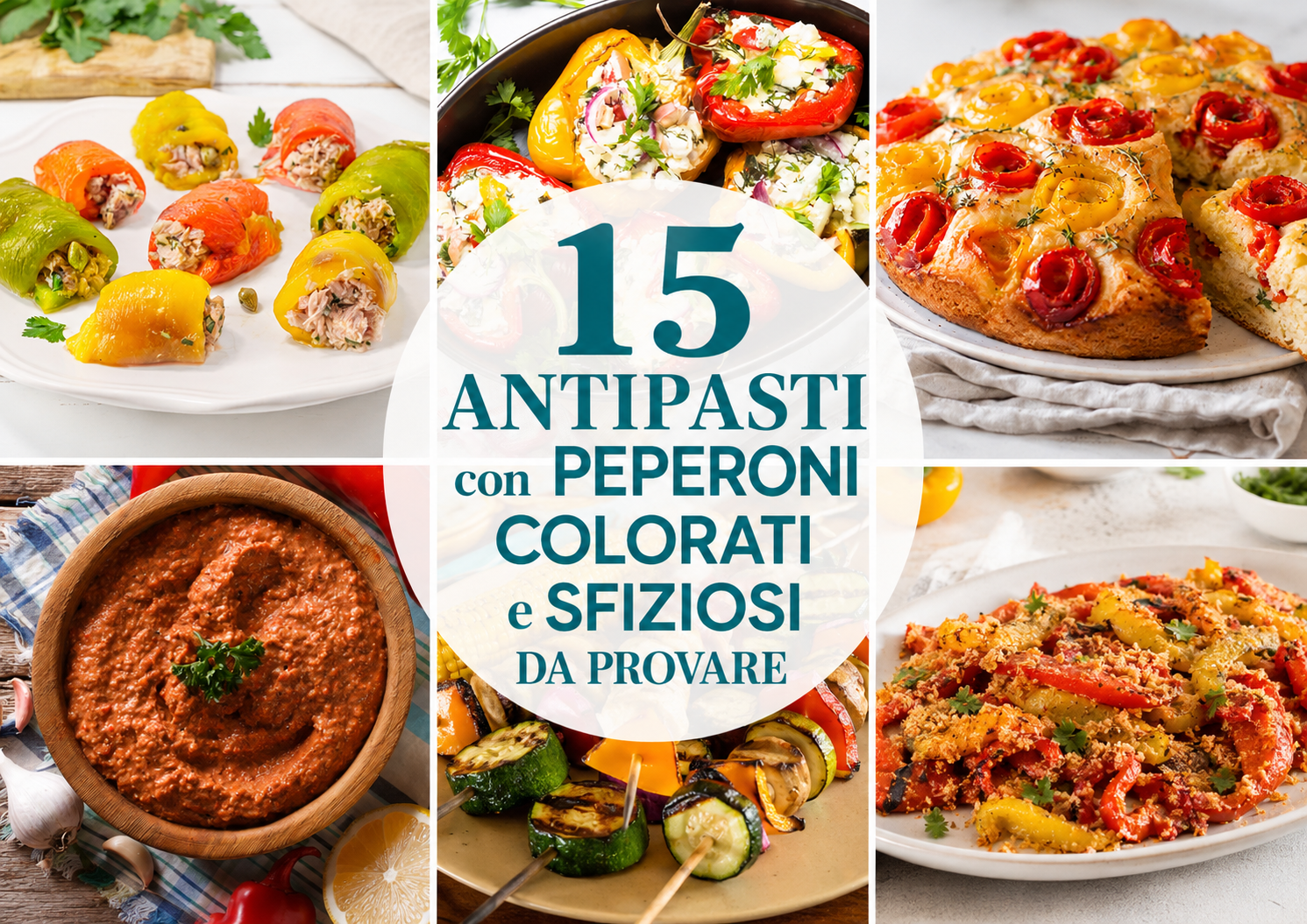 15 Antipasti con Peperoni Colorati e Sfiziosi da Provare