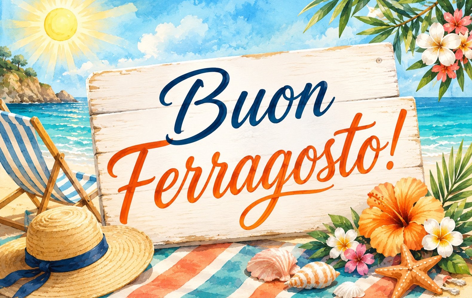 Buongiorno e Buon Ferragosto 2026: Frasi e Immagini da Inviare su WhatsApp