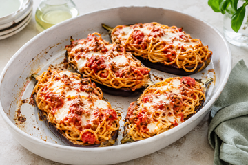 Ricetta Melanzane Ripiene di Pasta