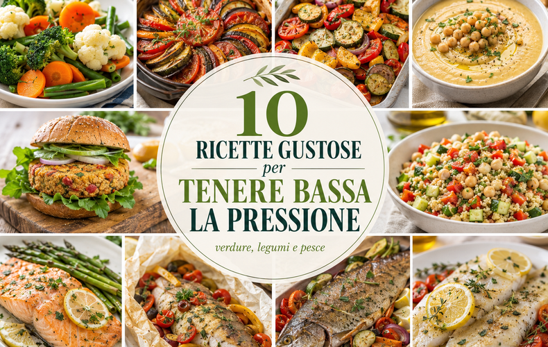 10 Ricette Gustose per Tenere Bassa la Pressione