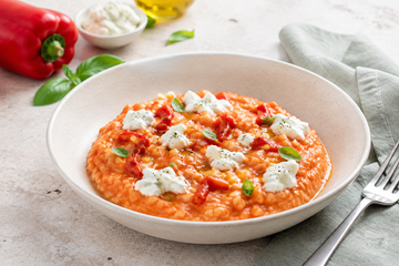 Risotto ai Peperoni Rossi e Robiola