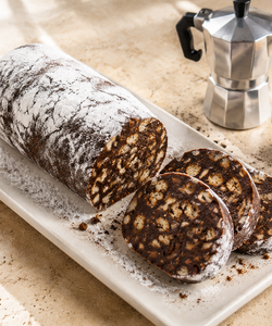 Ricetta Salame di Biscotti al Caffè
