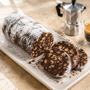 Salame di Biscotti al Caffè