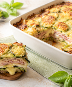 Ricetta Tortino di Zucchine con Prosciutto Cotto e Mozzarella