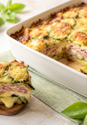 Ricetta Tortino di Zucchine con Prosciutto Cotto e Mozzarella