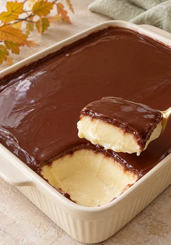 Ricetta Budino ai Biscotti e Salsa al Cioccolato