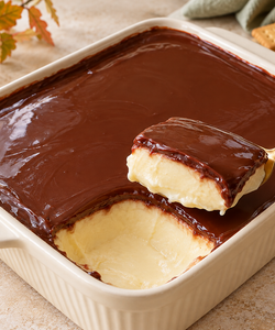 Ricetta Budino ai Biscotti e Salsa al Cioccolato