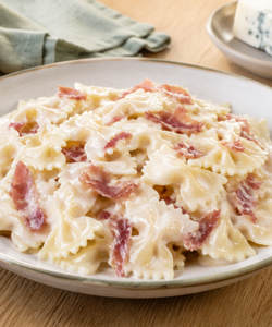 Ricetta Farfalle Cremose Gorgonzola e Prosciutto