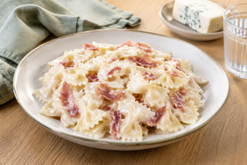 Farfalle Cremose Gorgonzola e Prosciutto