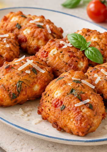 Ricetta Frittelle di Pomodoro e Feta alla Greca (Domatokeftedes)