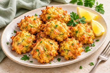 Ricetta Frittelle Salmone e Zucchine