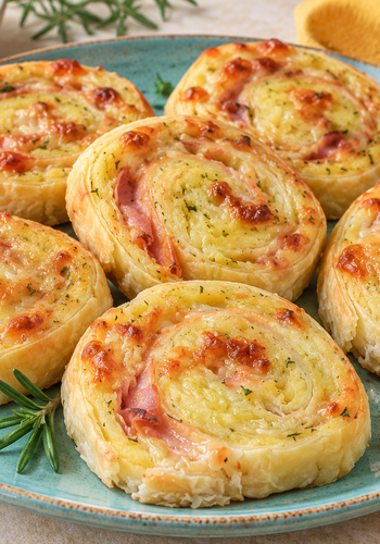 Ricetta Girelle di Sfoglia con Patate e Mortadella