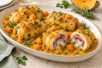 Ricetta Involtini di Pollo con Zucca e Gorgonzola