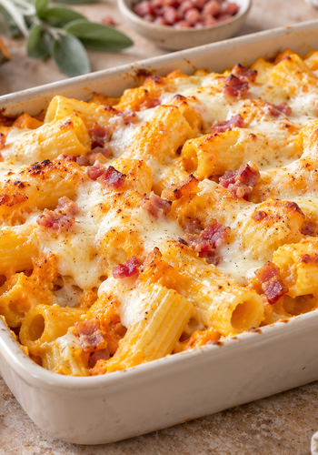 Ricetta Rigatoni alla Zucca al Forno