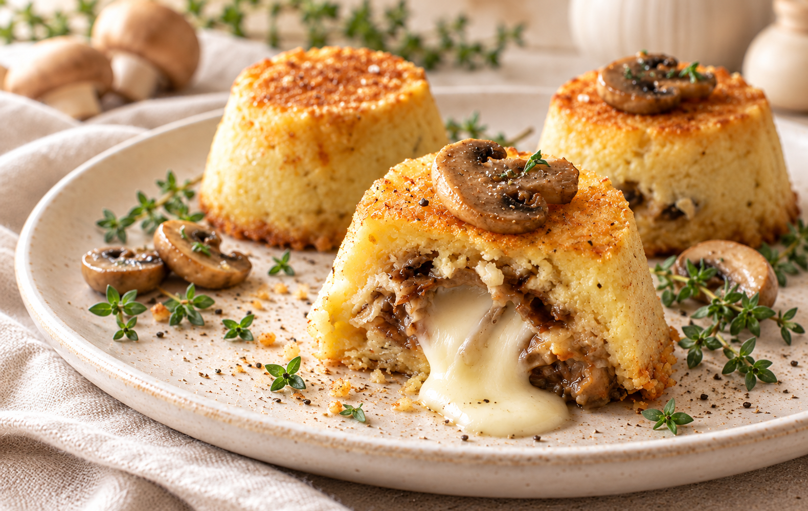 Tortino di Patate e Funghi