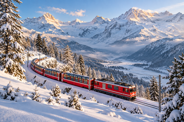 Ecco il treno dei ghiacciai: il viaggio tra le Alpi che non dimenticherai