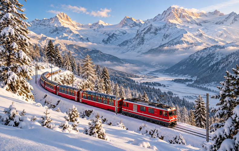 Ecco il treno dei ghiacciai: il viaggio tra le Alpi che non dimenticherai