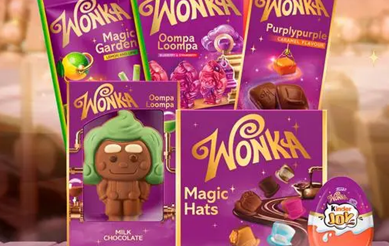 Wonka, la nuova gamma di cioccolato Ferrero arriva in Italia dall’autunno 2026