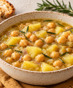 Ricetta Zuppa di Ceci e Patate