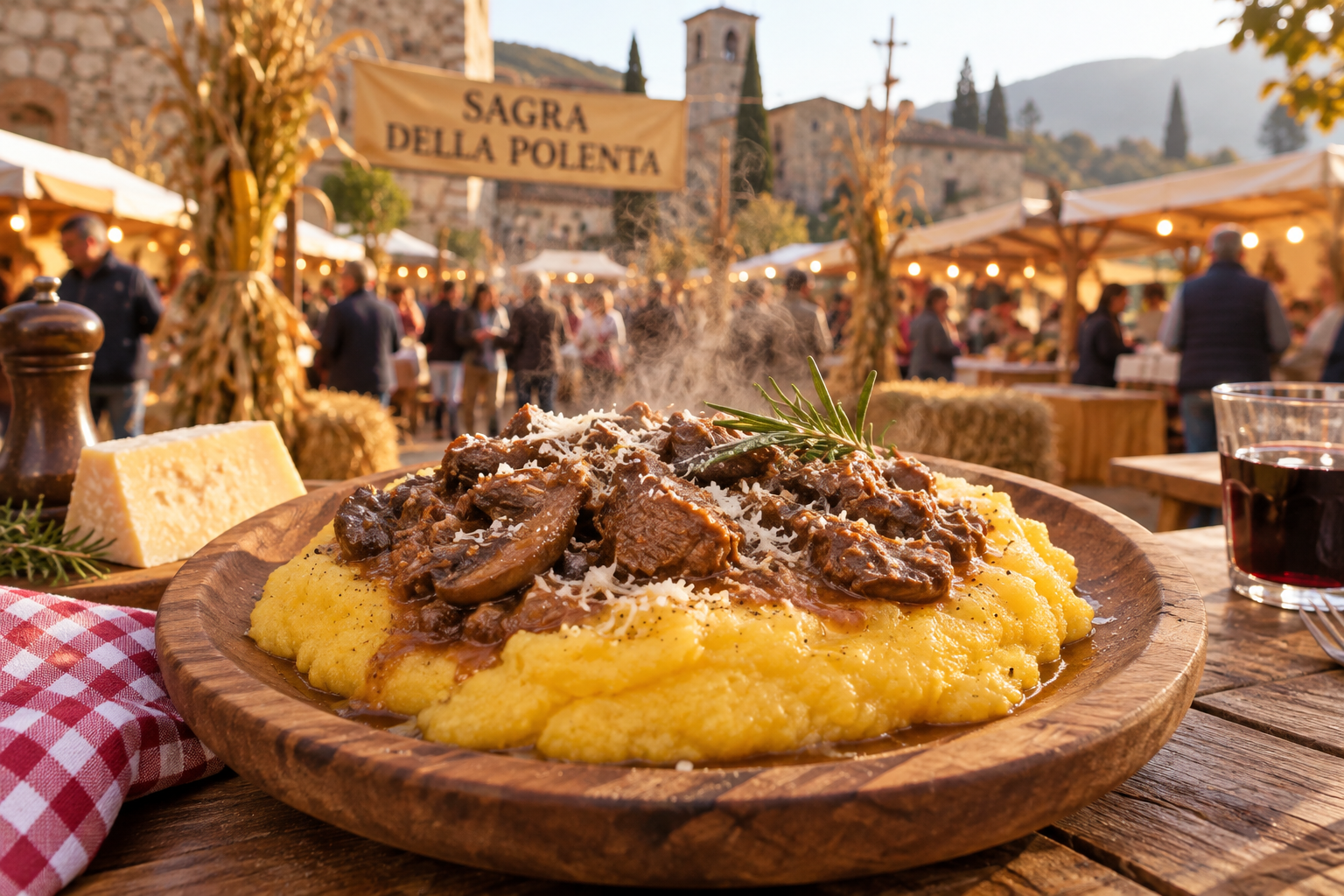 Sagra Della Polenta Al Tramonto