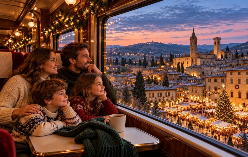 Treno Espresso Natale 2026, da Roma ai Mercatini di Arezzo: tra casette, brezel e luci in festa. Quanto parte e quanto costa