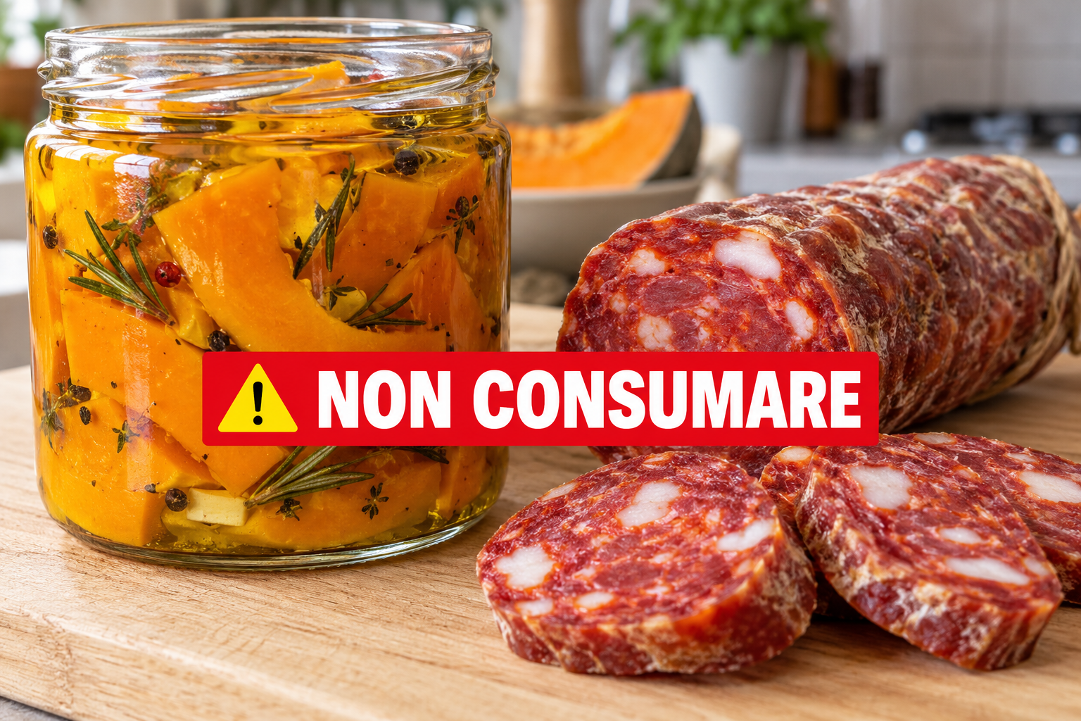 Zucca Sott’olio E Salsiccia Napoli