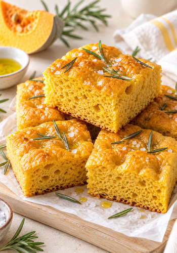 Ricetta Focaccia alla Zucca Alta e Soffice
