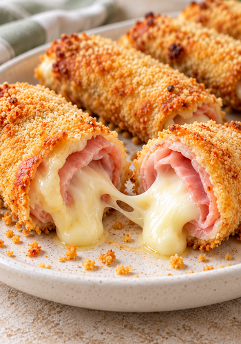 Ricetta Involtini Prosciutto e Formaggio in Friggitrice ad Aria
