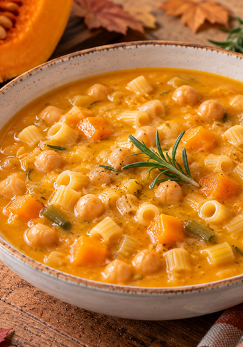 Ricetta Minestrone di Zucca e Ceci