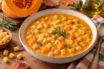Minestrone di Zucca e Ceci